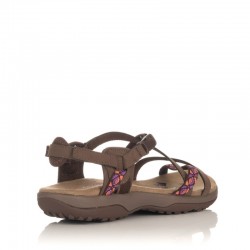 Sandalias Planas Mujer Skechers Reggae Slim Marron