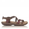 Sandalias Planas Mujer Skechers Reggae Slim Marron