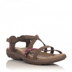 Sandalias Planas Mujer Skechers Reggae Slim Marron