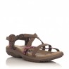 Sandalias Planas Mujer Skechers Reggae Slim Marron