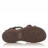 Sandalias Planas Mujer Skechers Reggae Slim Marron