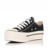 Zapatillas Lona Mujer Victoria Tribu Doble Lona Negro