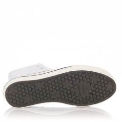 Zapatillas Lona Mujer Victoria Tribu Doble Botin Blanco