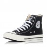 Zapatillas Lona Mujer Victoria Tribu Botín Basket Negro