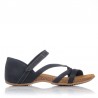 Sandalias Planas Mujer Inter-Bios 4476 Negro