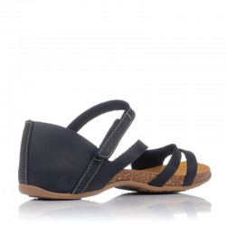 Sandalias Planas Mujer Inter-Bios 4476 Negro