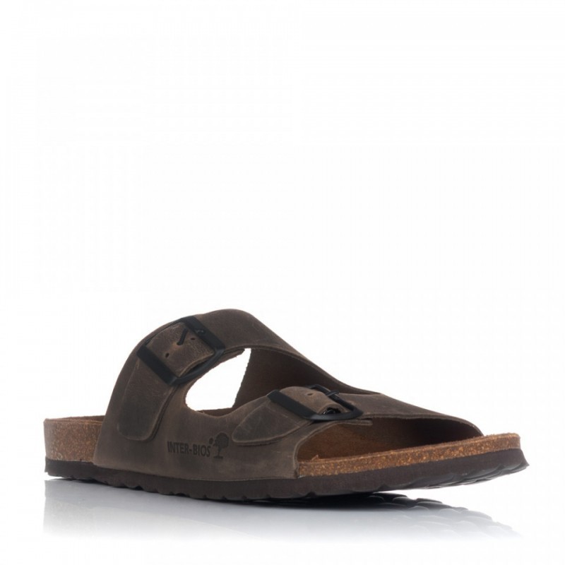 Sandalias Hombre Inter-Bios 9560 Marron