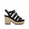 Sandalias de Tacón Mujer MTNG 50540 Negro