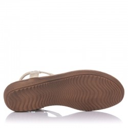Sandalias Planas Mujer Zapp 17063 Oro