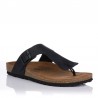 Sandalias Planas Hombre Inter-Bios 9510 Negro