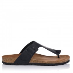 Sandalias Planas Hombre Inter-Bios 9510 Negro