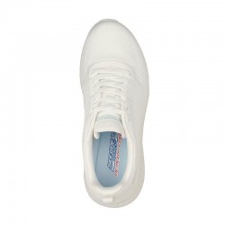 Sneakers Mujer Skechers Bobs Sport Squad Chaos Blanco