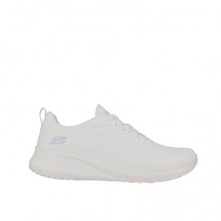 Sneakers Mujer Skechers Bobs Sport Squad Chaos Blanco