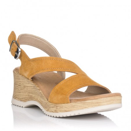 Cuñas Mujer Dorking D9035 Camel