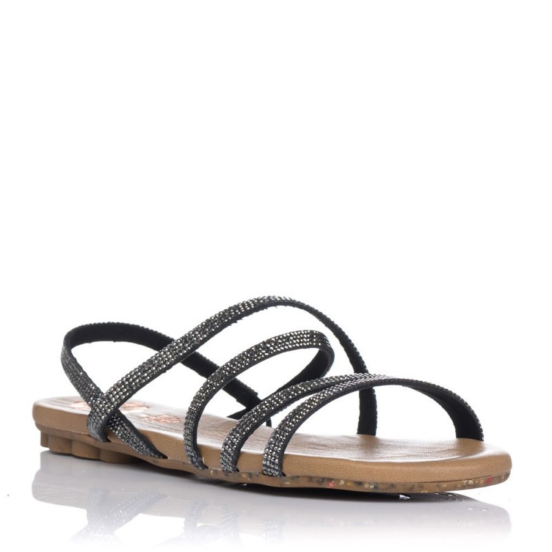Sandalias Planas Mujer Porronet 2913 Plomo