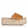 Sandalias Planas Mujer Chika10 Bonna 17 Cuero