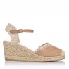 Cuñas Mujer Zapp 110 Taupe