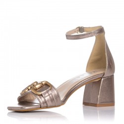 Sandalias de Tacón Mujer Maria Jaen 6507 Oro