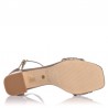 Sandalias de Tacón Mujer Maria Jaen 6507 Oro