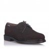 Zapatos Casual Hombre Snipe Blucher 44621 Serraje Inglés Marron