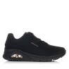 Sneakers Mujer Skechers Uno Negro-Negro