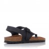 Sandalias Planas Mujer Inter-Bios 7162 Negro