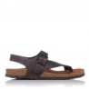 Sandalias Planas Mujer Inter-Bios 7162 Moka