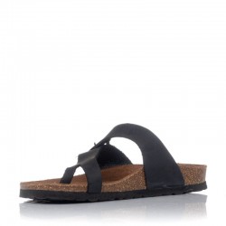Sandalias Planas Mujer Inter-Bios 7119 Negro