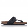Sandalias Planas Mujer Inter-Bios 7119 Negro