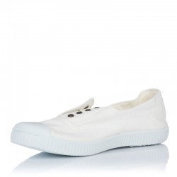 Zapatillas Lona Mujer Victoria Inglesa Lona Drec® Blanco