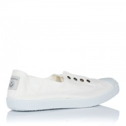 Zapatillas Lona Mujer Victoria Inglesa Lona Drec® Blanco