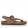 Sandalias Hombre Inter-Bios 9512 Taupe