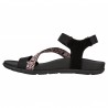 Sandalias Planas Mujer Skechers 163221 Negro