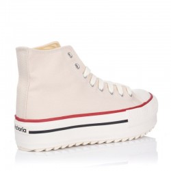 Zapatillas Lona Mujer Victoria 1061121 Beig