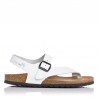 Sandalias Planas Mujer Inter-Bios 7162 Blanco