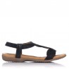Sandalias Planas Mujer Zapp 23572 Negro