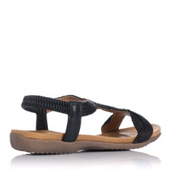 Sandalias Planas Mujer Zapp 23572 Negro