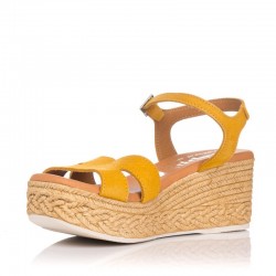 Cuñas Mujer Zapp 5220 Mostaza