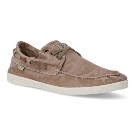Zapatillas Lona Hombre Natural World 303E Beig