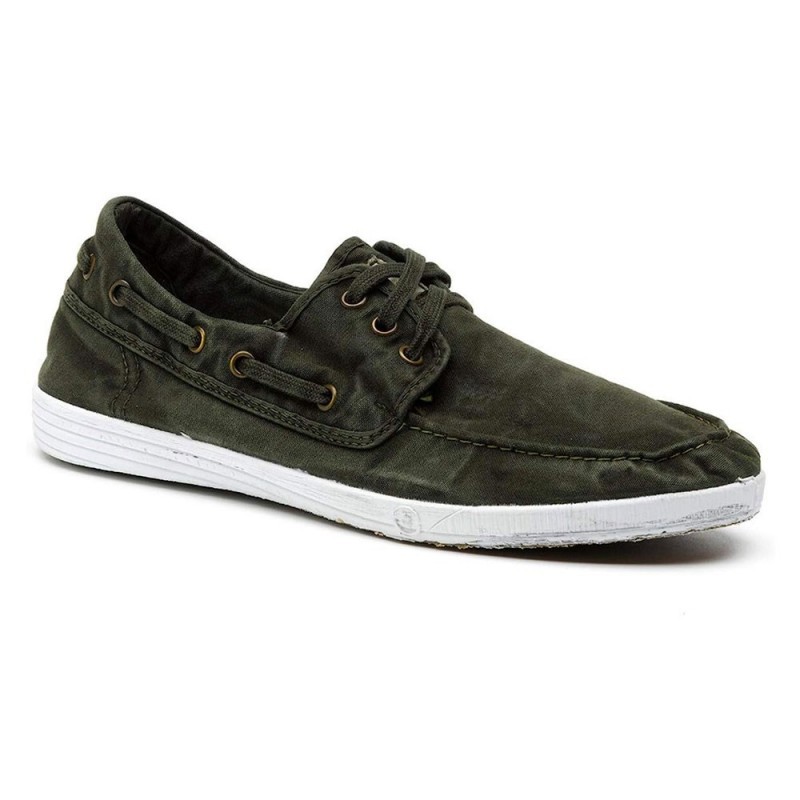 Zapatillas Lona Hombre Natural World 303E Kaki