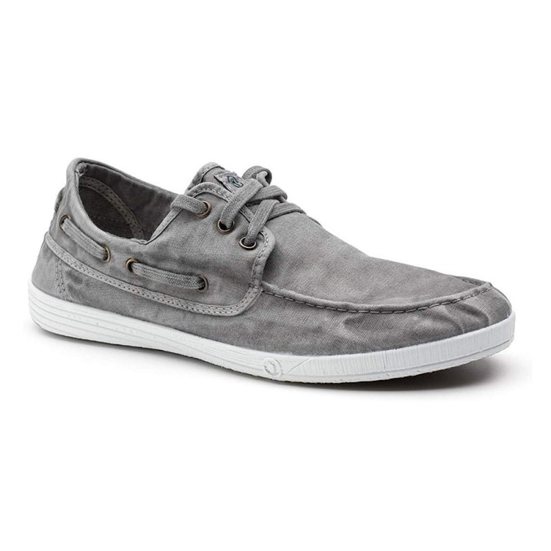 Zapatillas Lona Hombre Natural World 303E Gris