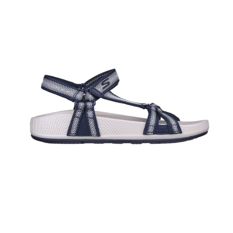 Sandalias Planas Mujer Skechers 140476 Marino
