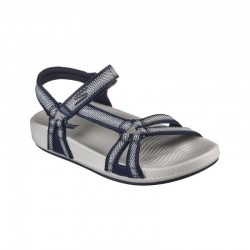Sandalias Planas Mujer Skechers 140476 Marino
