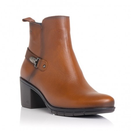 Botines de Tacón Mujer Fluchos Nydia F1798 Cuero