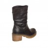 Botines de Tacón Mujer Coronel Tapiocca C1282 Marron