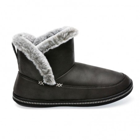 Botines Planos Mujer Skechers Cozy Campfire - Fresh Breeze Negro