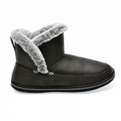 Botines Planos Mujer Skechers Cozy Campfire - Fresh Breeze Negro