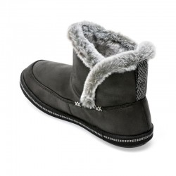 Botines Planos Mujer Skechers Cozy Campfire - Fresh Breeze Negro