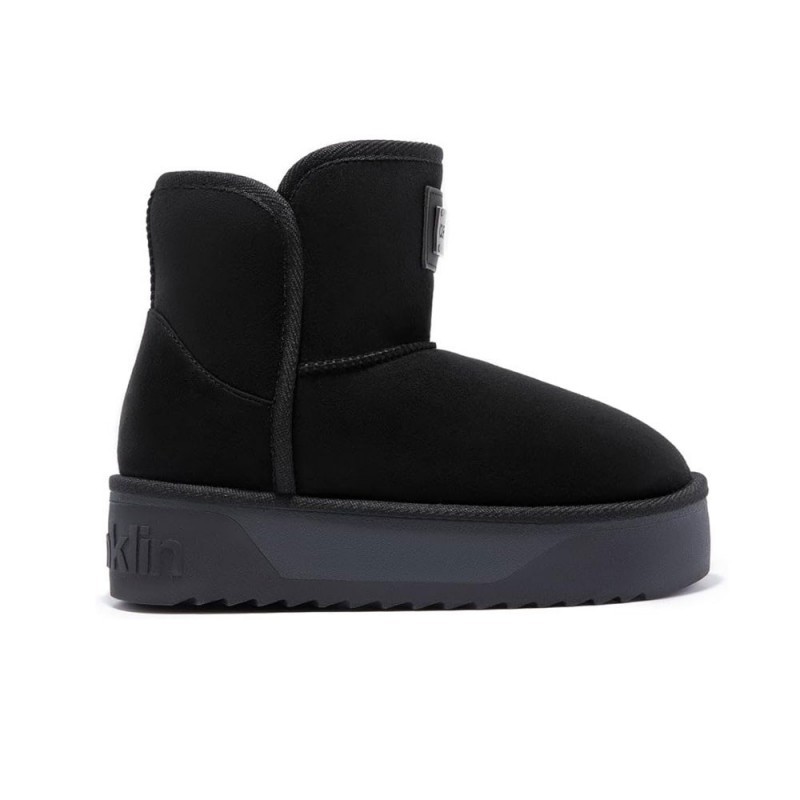 Botines Planos Mujer D.franklin Nordic V.2 Basic Low Negro