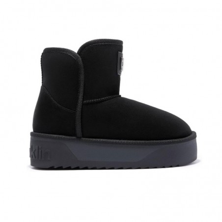 Botines Planos Mujer D.franklin Nordic V.2 Basic Low Negro